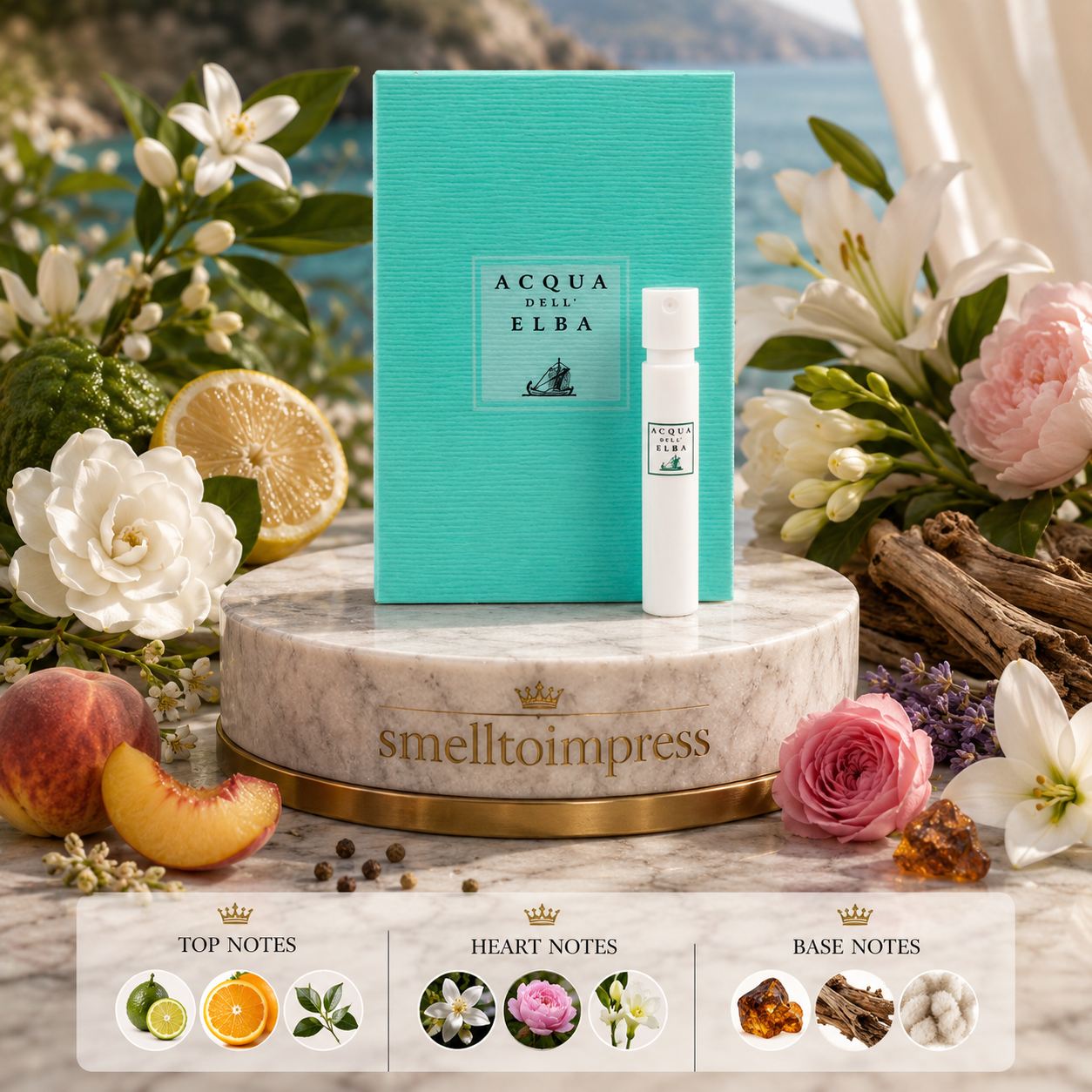bilde av Acqua Dell' Elba Essenza Donna offisiell parfymeprøve 1,2 ml 0,04 fl. oz