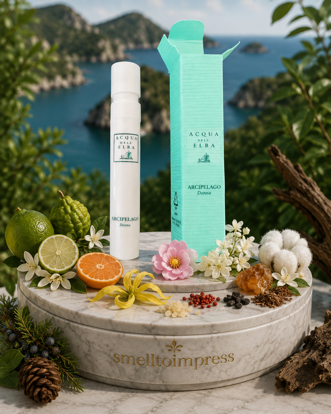 bilde av Acqua dell' Elba Arcipelago Donna offisiell parfymeprøve 1,2 ml 0,04 fl. oz
