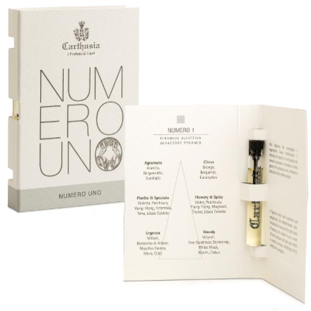 Carthusia Numero Uno 2ml 0,06 oz offisiell parfymeprøve parfymetester