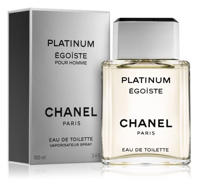 CHANEL Platinum Egoiste 100ml parfymeprøver inkludert