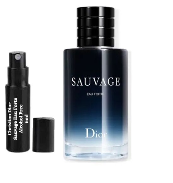 Christian Dior Sauvage Eau Forte parfymeprøver Alkoholfri duft