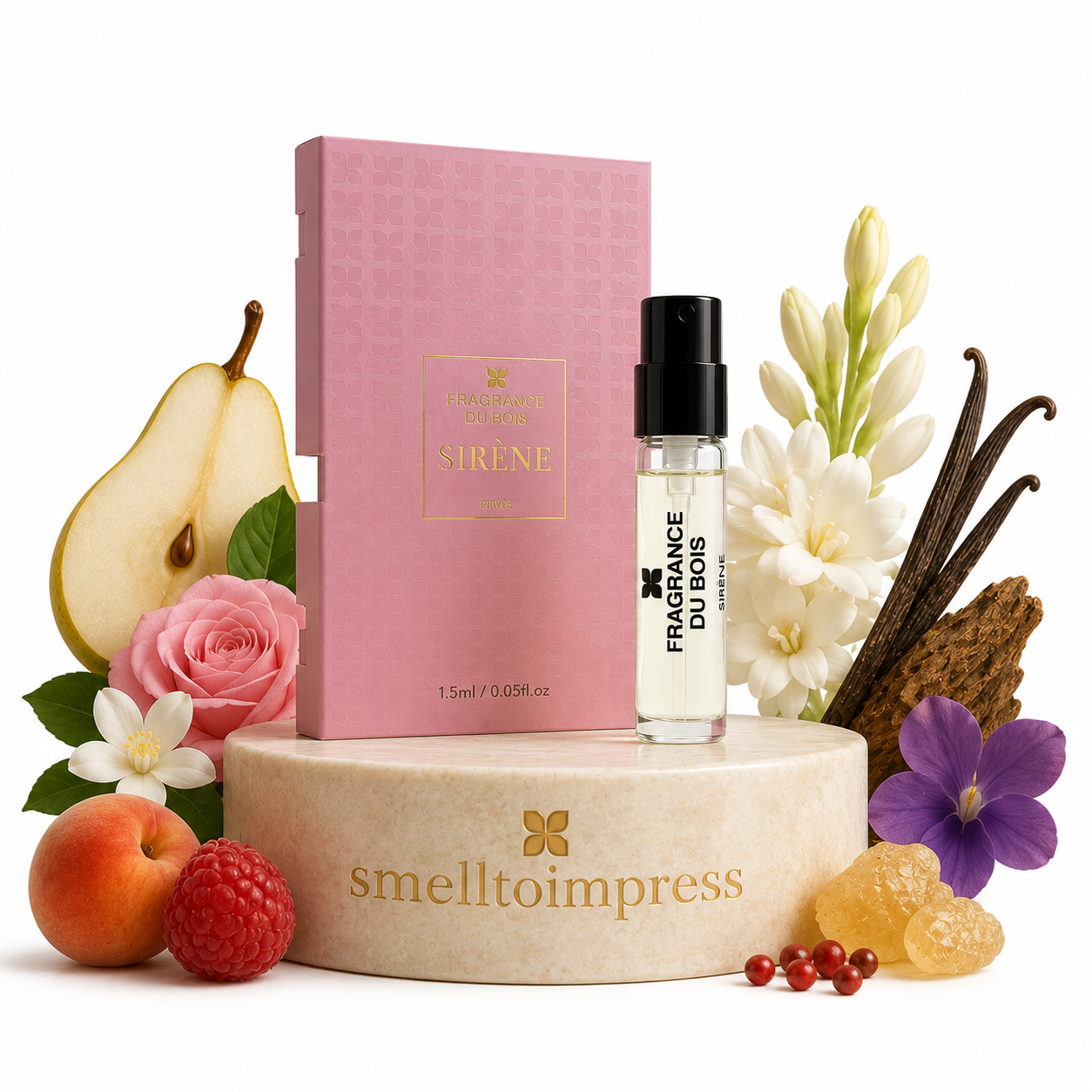 bilde av Fragrance Du Bois Sirene Privee 1,5 ml 0,05 fl. oz. offisiell parfymeprøve