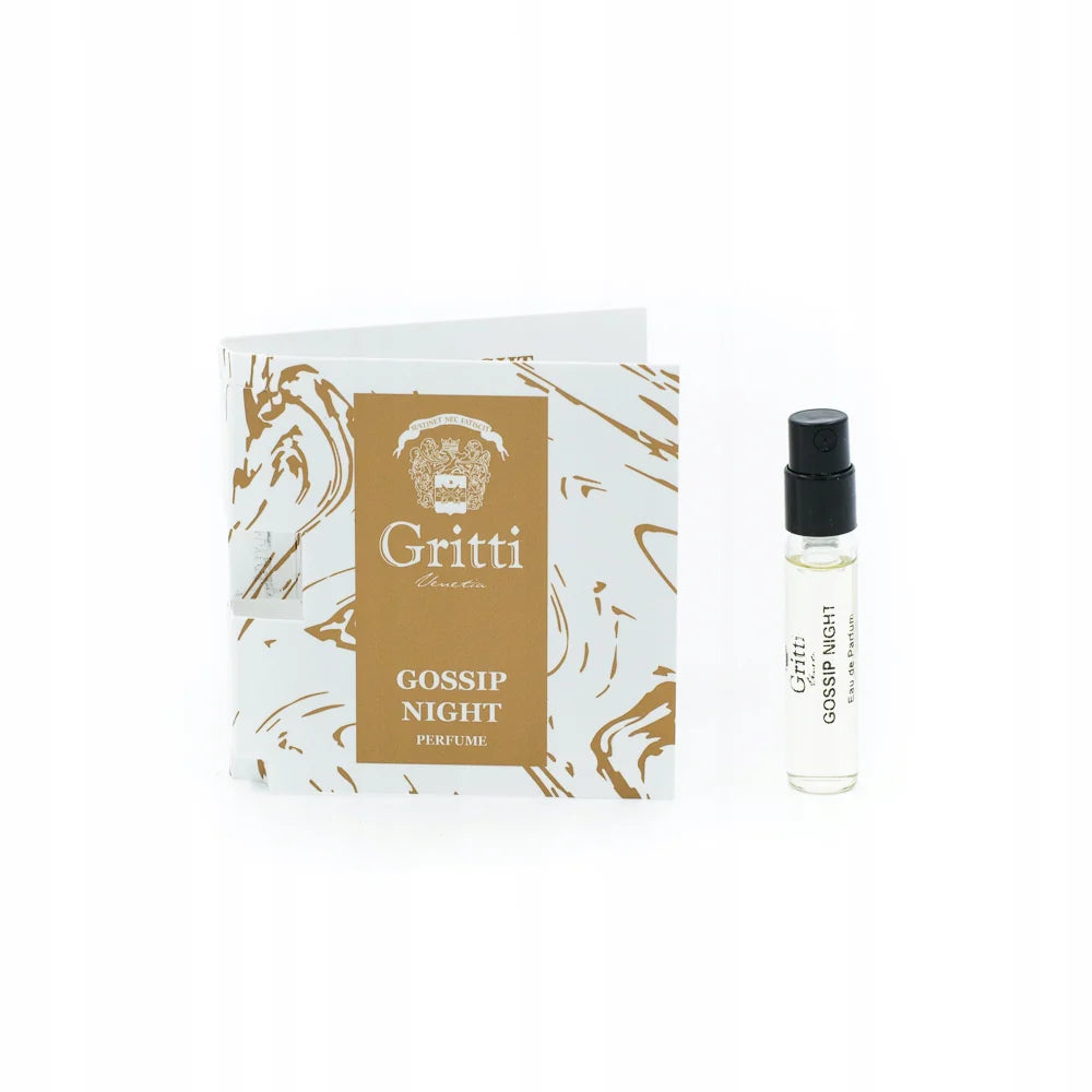 Gritti Gossip Night offisiell parfymeprøve 2 ml 0,06 fl. oz.