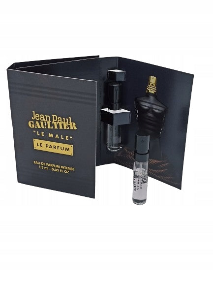 Jean Paul Gaultier Le Male Le Parfum Intens offisiell parfymeprøve parfymetester Jean Paul Gaultier Le Male Le Parfum Intens offisiell parfymeprøve parfymetester