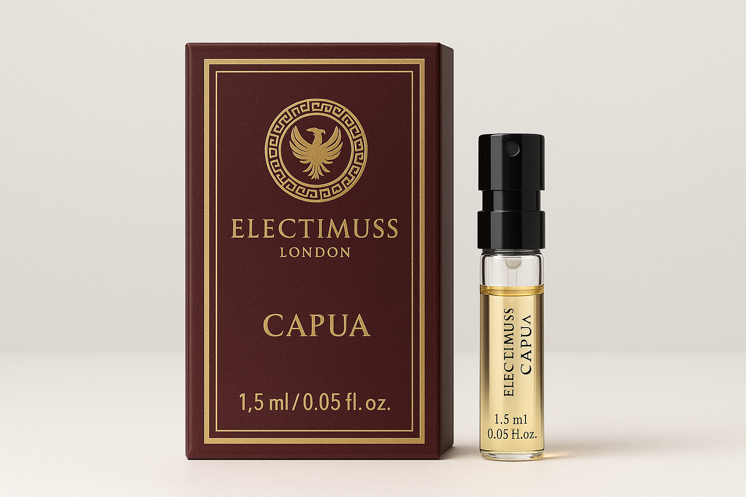 Electimuss London Puritas 1,5 ml 0,05 fl. oz. offisiell parfymeprøve Electimuss London Puritas 1,5 ml 0,05 fl. oz. offisiell parfymeprøve