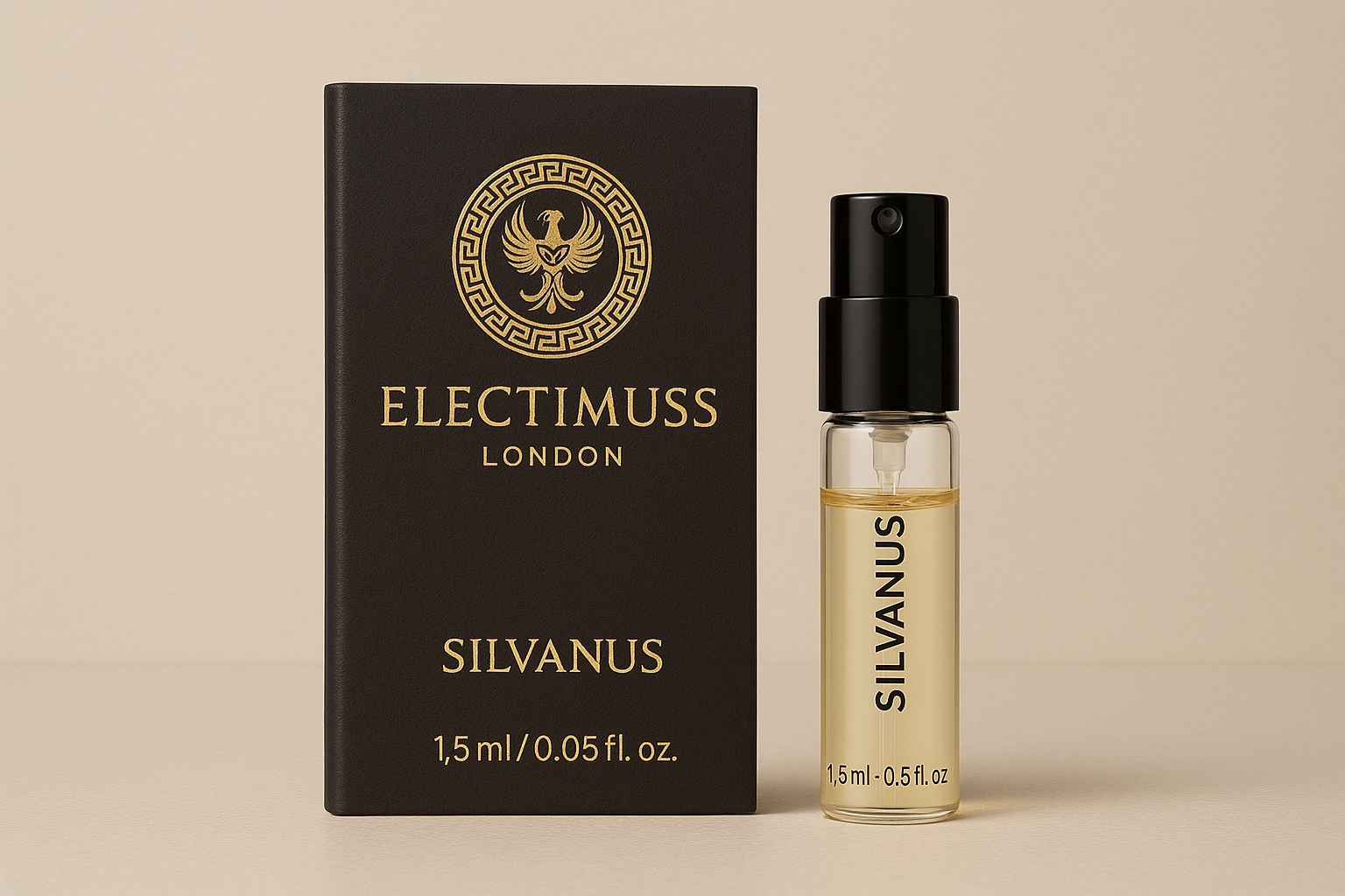 Electimuss London Silvanus 1,5ml 0,05 fl. oz. offisiell parfymeprøve Electimuss London Silvanus 1,5ml 0,05 fl. oz. offisiell parfymeprøve