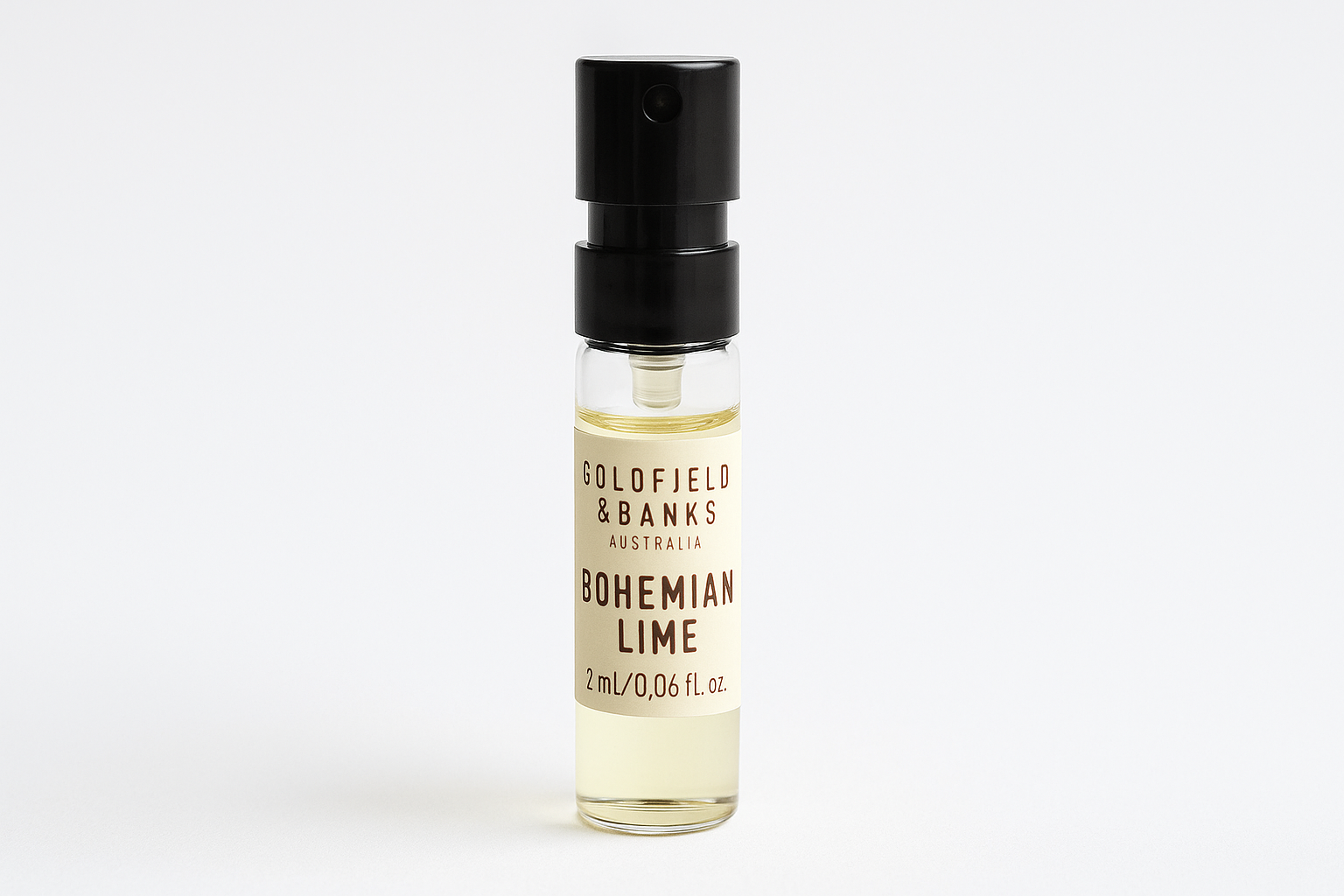 Goldfield and Banks Australia Bohemian Lime 2ml 0,06 fl. oz. offisiell parfymeprøve Goldfield and Banks Australia Bohemian Lime 2ml 0,06 fl. oz. offisiell parfymeprøve