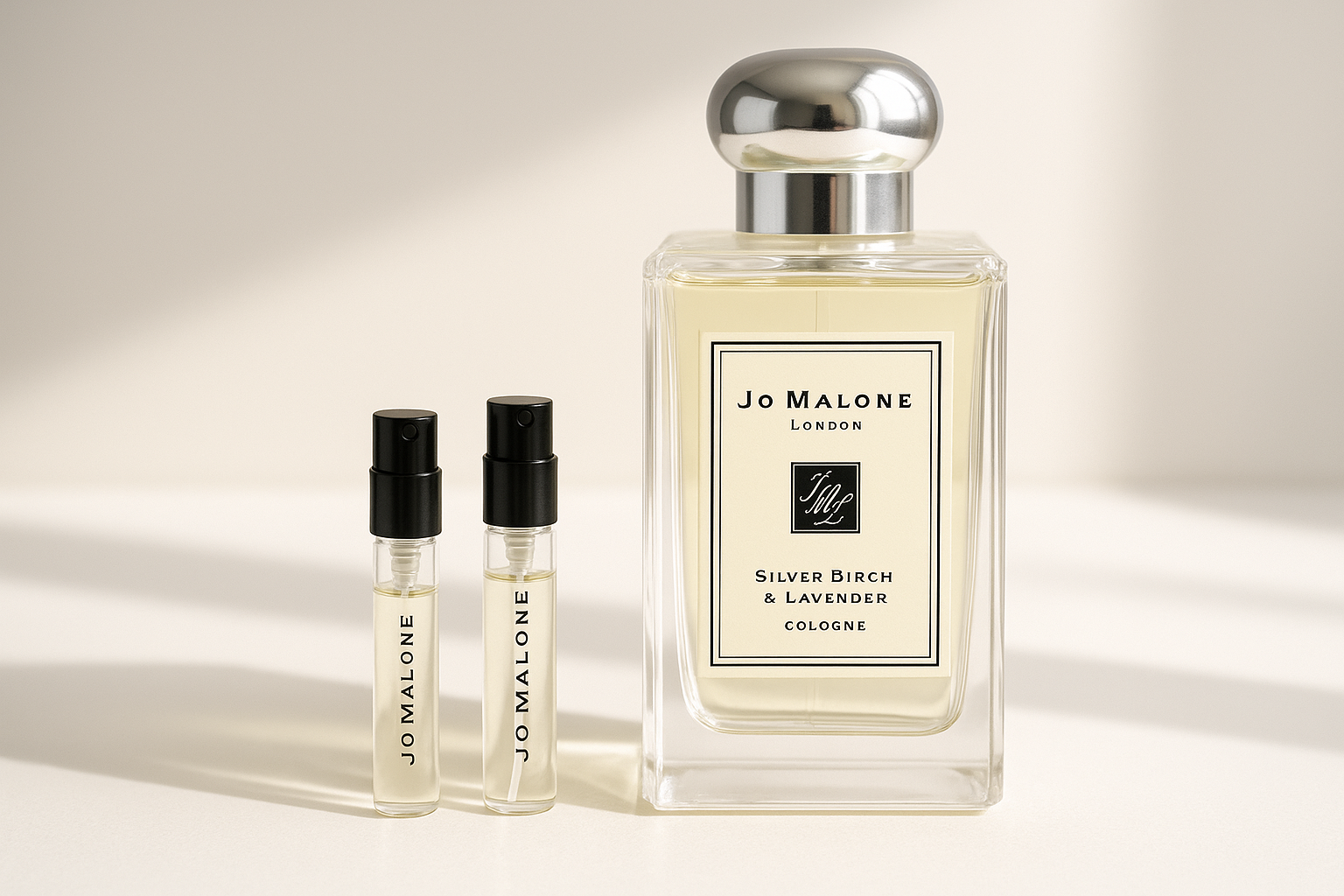 Jo Malone Silver Birch & Lavender Cologne parfymeprøver Jo Malone Silver Birch & Lavender Cologne parfymeprøver