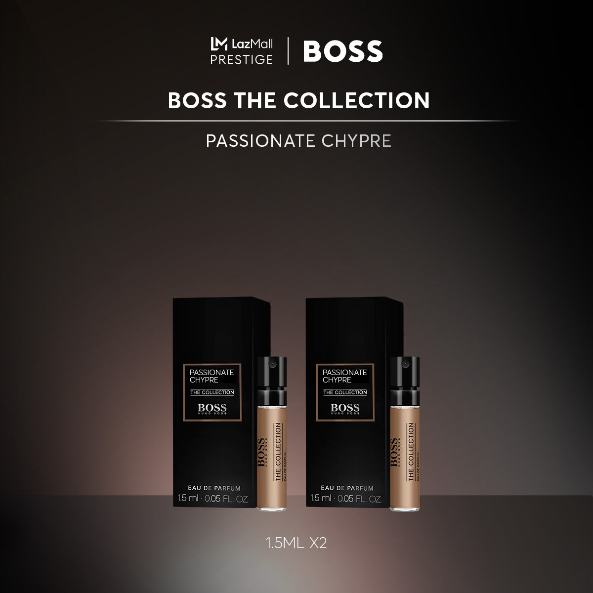 offisiell parfymeprøve av Hugo Boss The Collection Passionate Chypre 1,5ml 0,05 fl. oz. offisiell parfymeprøve av Hugo Boss The Collection Passionate Chypre 1,5ml 0,05 fl. oz.