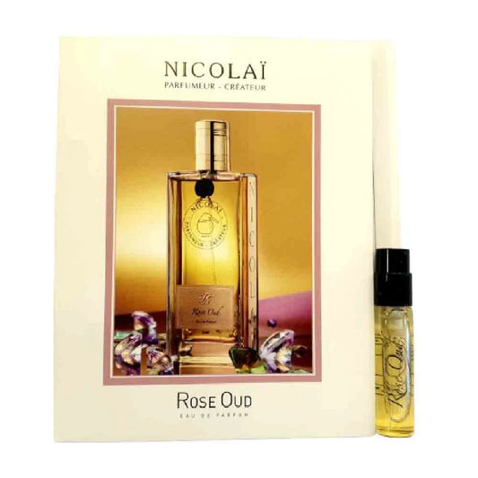 offisielle parfymeprøver av Nicolai Rose Oud-duft 1,8 ml 0,07 oz.