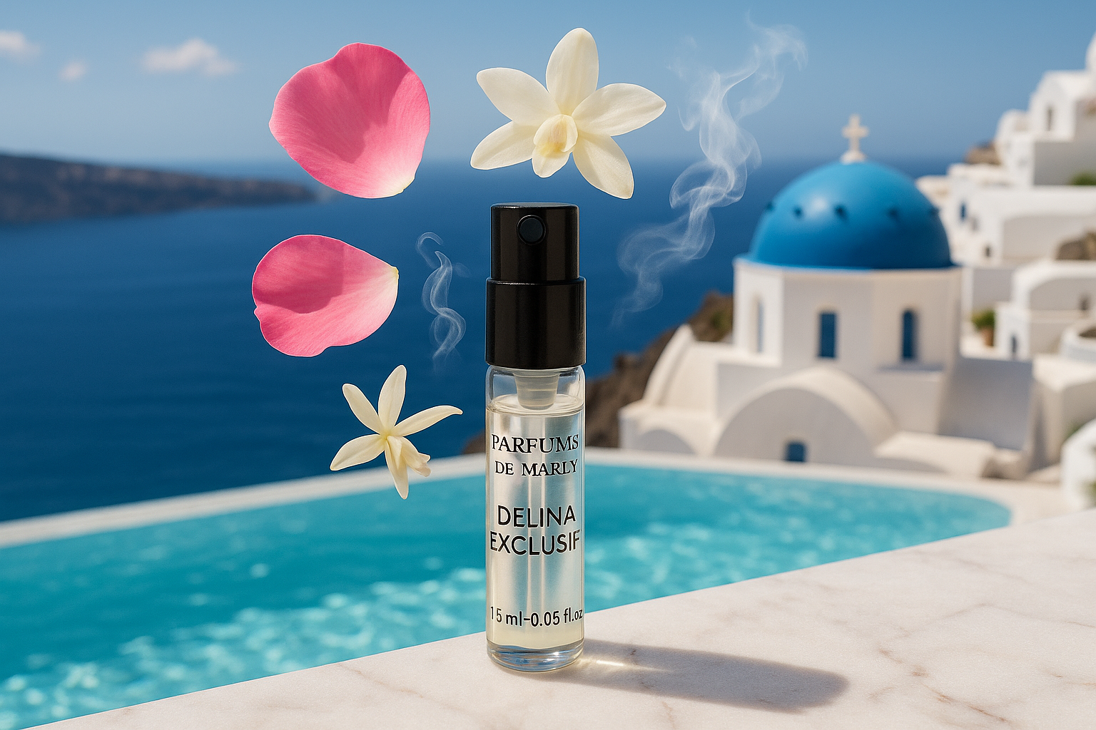 Parfums De Marly Delina Exclusif offisiell duftprøve 1,5 ml 0,05 fl. o.z. parfymetester Parfums De Marly Delina Exclusif offisiell duftprøve 1,5 ml 0,05 fl. o.z. parfymetester