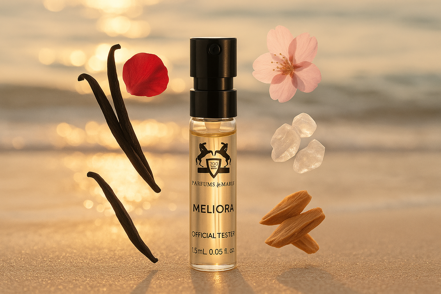 Parfums de Marly Meliora 1,5 ml 0,05 fl.oz. offisiell parfymeprøve parfymetester Parfums de Marly Meliora 1,5 ml 0,05 fl.oz. offisiell parfymeprøve parfymetester