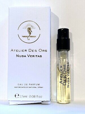 Atelier Des Ors Nuda Veritas 2,5ml 0,08 fl. oz. hivatalos parfüm minta, Atelier Des Ors Nuda Veritas 2,5 ml 0,08 fl. oz. campione di profumo ufficiale, Atelier Des Ors Nuda Veritas 2,5 ml 0,08 fl. oz. amostra oficial de parfume, Atelier Des Ors Nuda