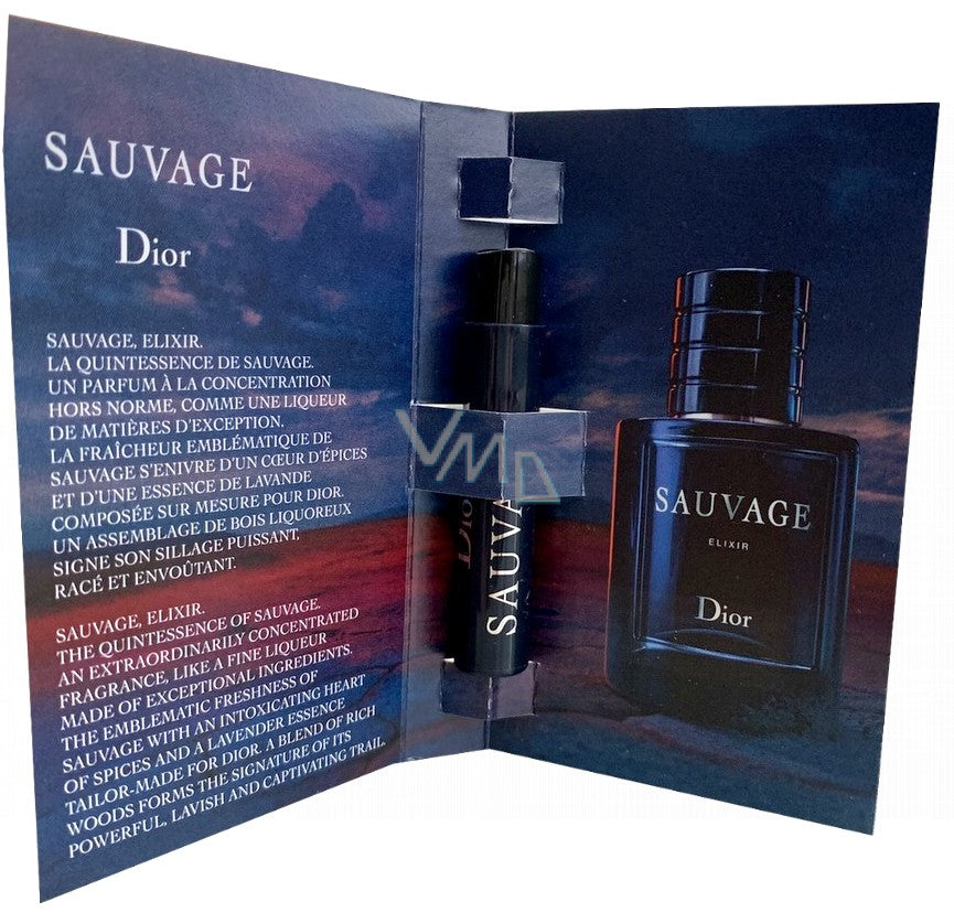 Christian Dior Sauvage Elixir 1ml 0,03 fl. oz. offisielle duftprøver
