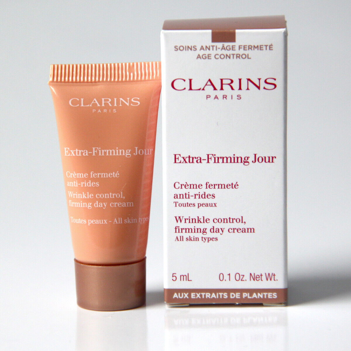Clarins Extra-Firming Jour Mini hudpleieprøve 5ML 0,1 oz. Alle hudtyper
