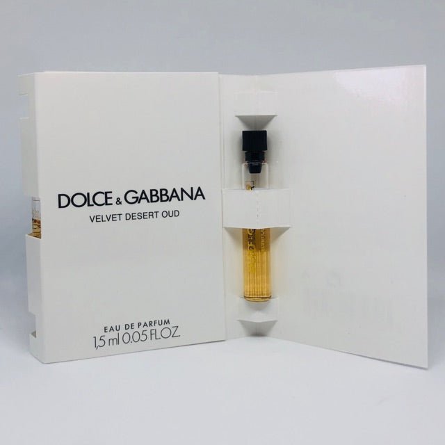 Velvet Desert Oud By Dolce & Gabbana 1,5 ml 0,05 fl. o.z. échantillon de parfum officiel, Velvet Desert Oud By Dolce & Gabbana 1,5 ml 0,05 fl. o.z. virallinen hajuvesinäyte, Velvet Desert Oud By Dolce & Gabbana 1,5 ml 0,05 fl. o.z. oficjalna próbka p