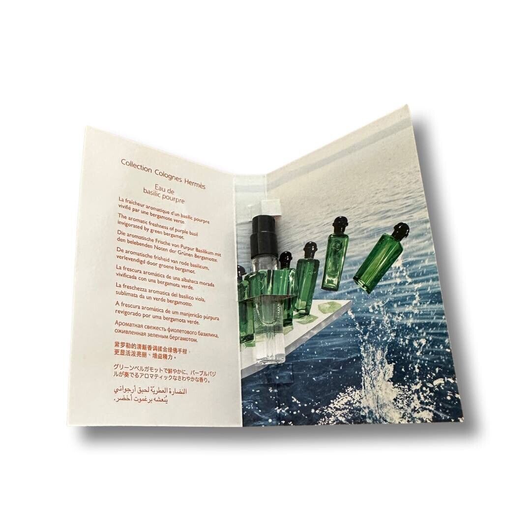 Hermes Eau de basilic pourpre 2ml 0,06 fl. oz. offisiell duftprøve