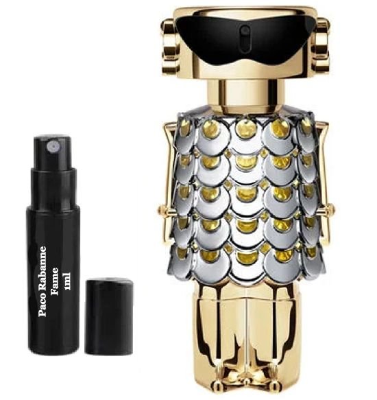 Paco Rabanne Fame 1ml 0,03 fl. o.z. parfymeprøve, Paco Rabanne Fame 1ml 0,03 fl. o.z. 液量オンス公式香水サンプル, Paco Rabanne Fame 1ml 0,03 fl. o.z. парфюмна проба, Paco Rabanne Fame 1ml 0,03 fl. o.z. échantillon de parfum, Paco Rabanne Fame 1ml 0,03 fl. o.z. ha