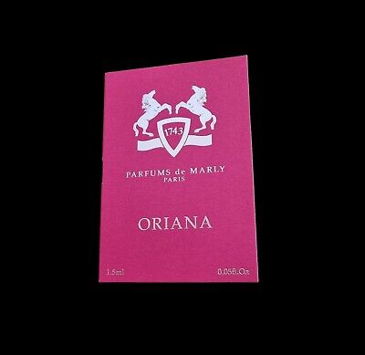 Parfums De Marly Oriana offisielle parfymeprøver 1,5 ml 0,05 fl. o.z.