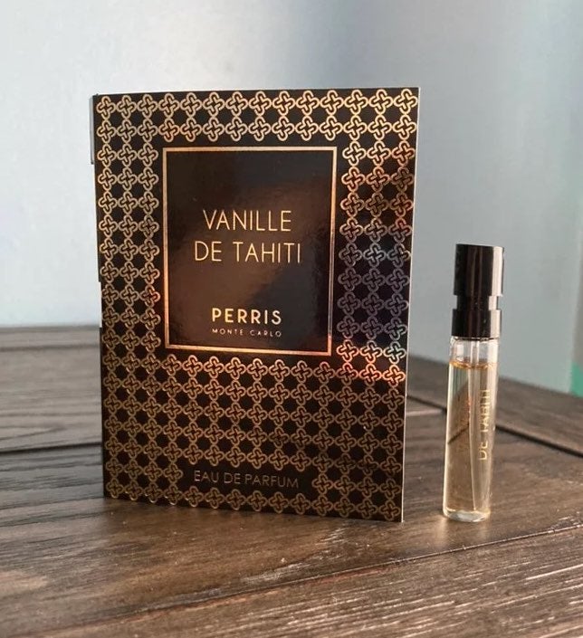 Perris Monte Carlo Vanille de Tahiti 2.0ml échantillon de parfum officiel, Perris Monte Carlo Vanille de Tahiti 2.0ml virallinen hajuvesinäyte, Perris Monte Carlo Vanille de Tahiti 2.0ml oficjalna próbka parfyme, Perris Monte Carlo Vanille de Tahiti