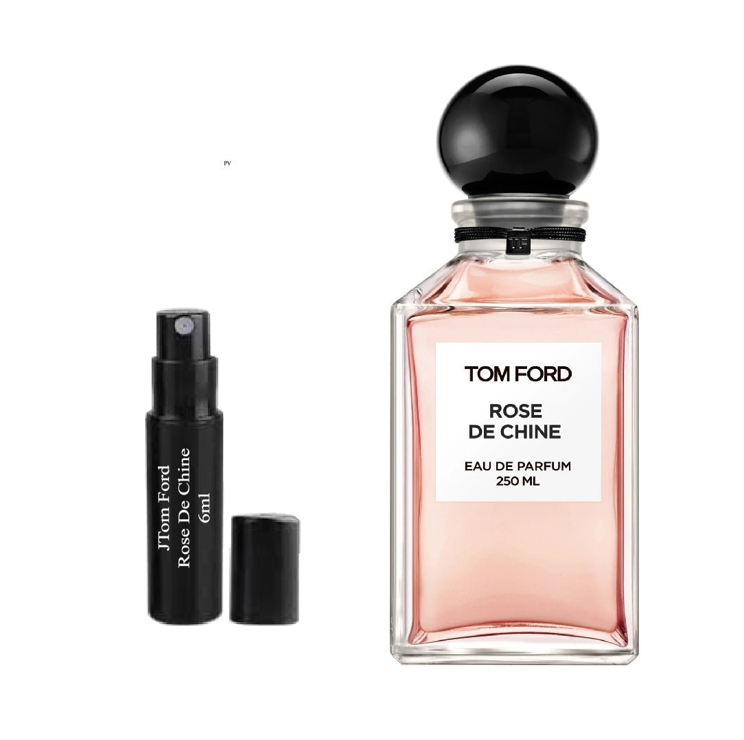 Tom Ford Rose De Chine 6ml 0,20 fl. o.z. 官方香水样品, Mostră de parfum Tom Ford Rose De Chine 6ml 0,20 fl. o.z., Tom Ford Rose De Chine 12ml 0,41 fl. o.z. vzorek parfému, Tom Ford Rose De Chine 12ml 0,41 fl. o.z. δείγμα αρώματος, Tom Ford Rose De Chine 12
