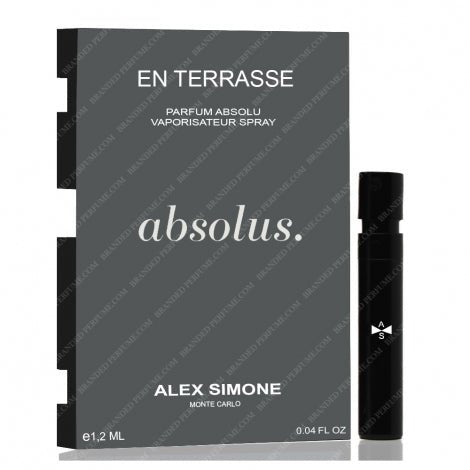 Alex Simone En Terrasse Parfum Absolu 1,2ml 0,04 fl. oz. offisielle parfymeprøver