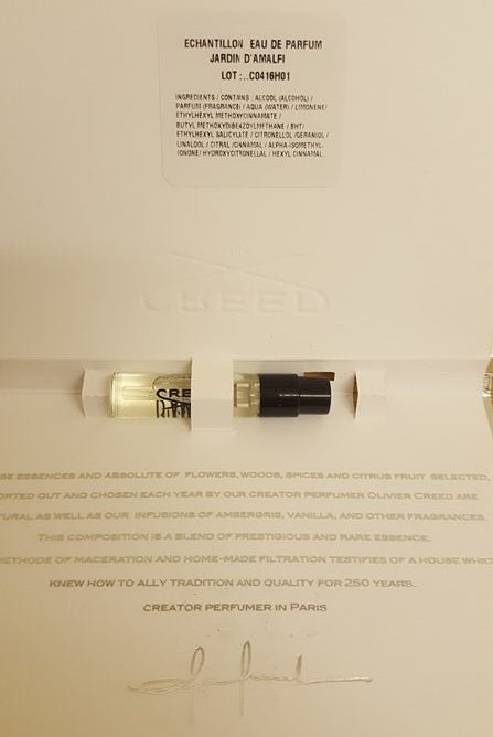 Creed Jardin d Amalfi official perfume sample 2.5ml