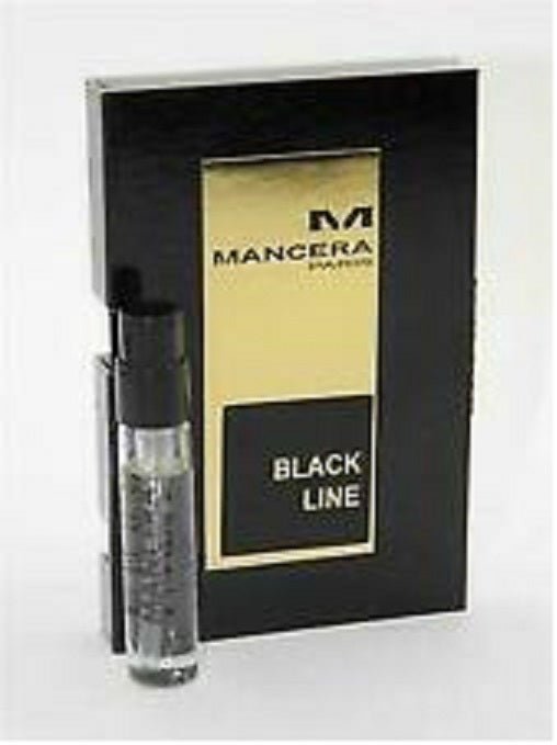 Mancera Black Line offisiell prøve 2ml 0,07 fl. oz., Mancera Black Line 2ml 0,06 fl. oz. offisiell parfymeprøve