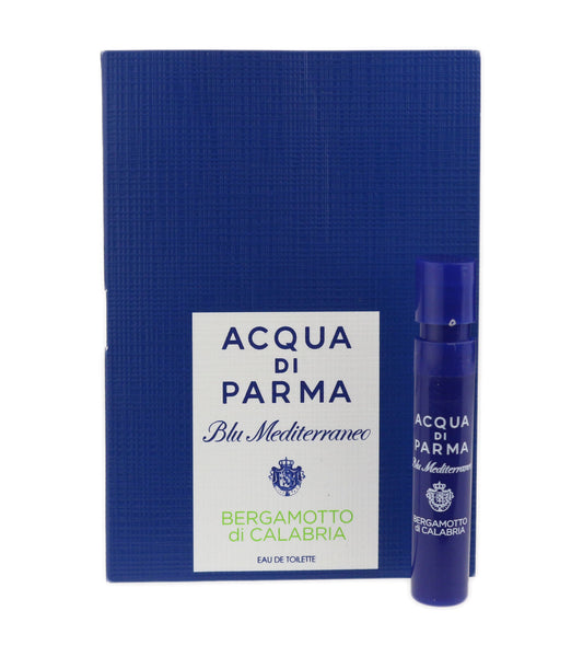 Acqua Di Parma Blu Mediterraneo Bergamotto di Calabria 1,2ml 0,04 fl. oz. offisielle parfymeprøver, Acqua Di Parma Blu Mediterraneo Bergamotto di Calabria 1,2ml 0,04 fl. oz. duftprøve, Acqua Di Parma Blu Mediterraneo Bergamotto di Calabria 1,2ml 0,04
