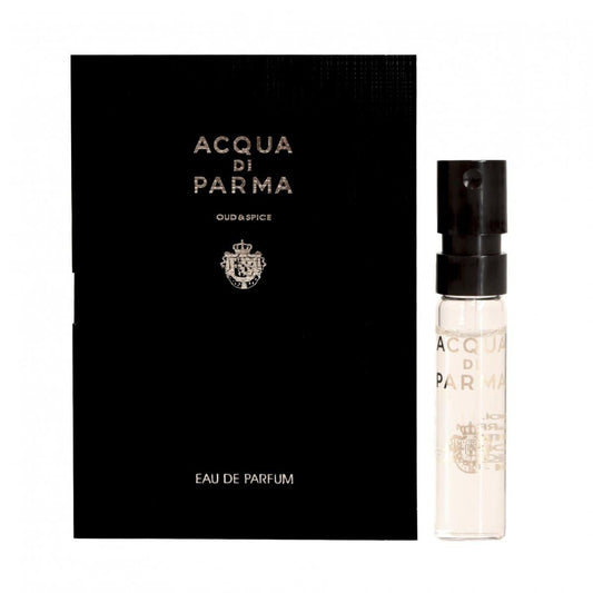 Acqua Di Parma Oud & Spice 1,5 ml 0,05 fl.oz. offisielle parfymeprøver, Acqua Di Parma Oud & Spice 1.5ml 0.05fl.oz. offisielle duftprøver