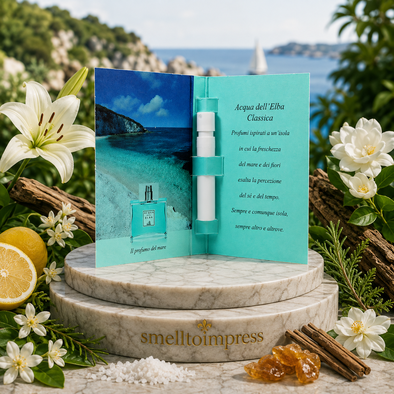 bilde av Acqua dell' Elba Classica offisiell parfymeprøve 1,2 ml 0,04 fl. oz