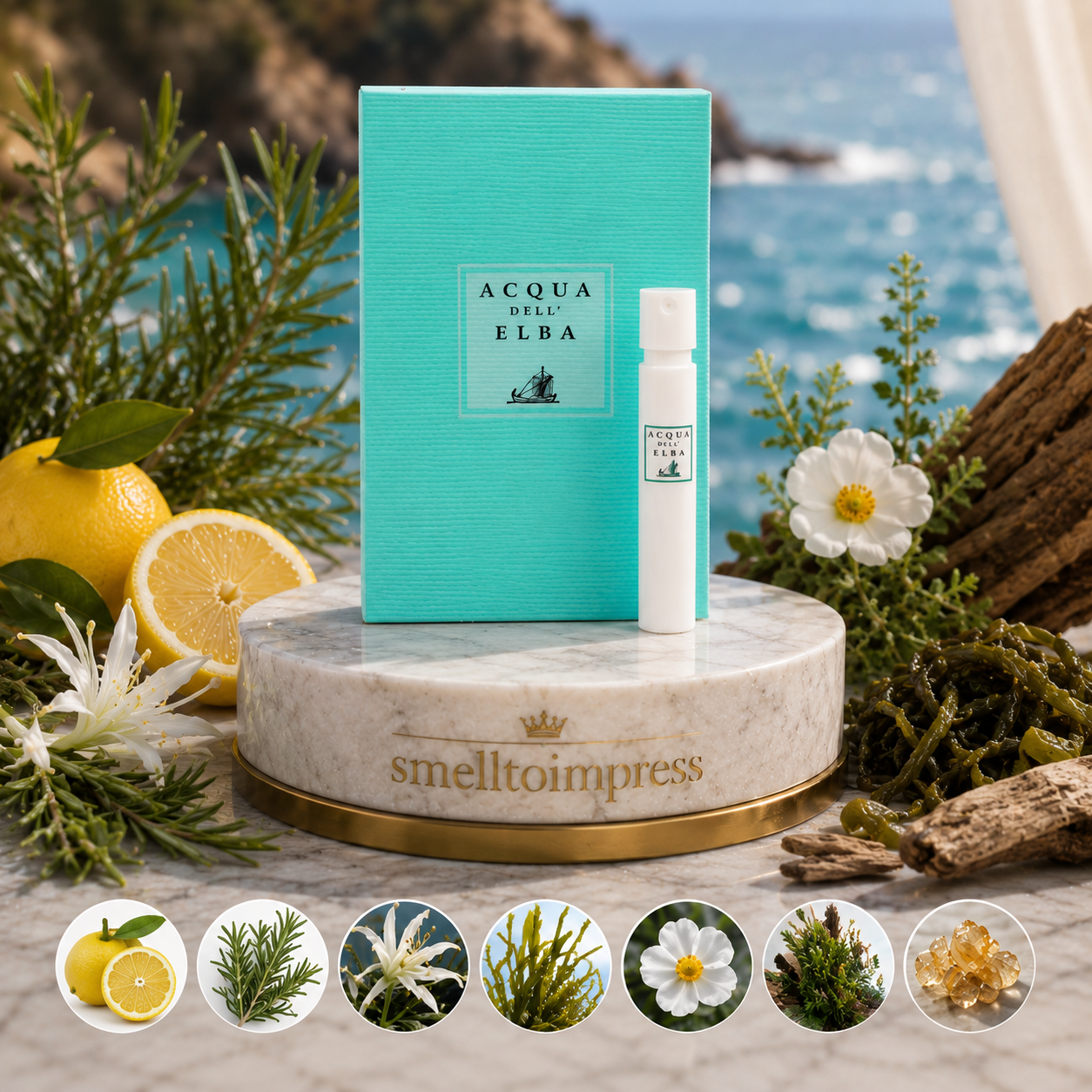 Akva dell Elba Home Mare offisiell parfymeprøve 1,2 ml 0,04 fl. oz