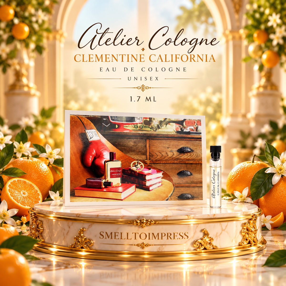 bilde av Atelier Cologne Clementine California Eau De Cologne 1,7 ml offisiell parfymeprøve