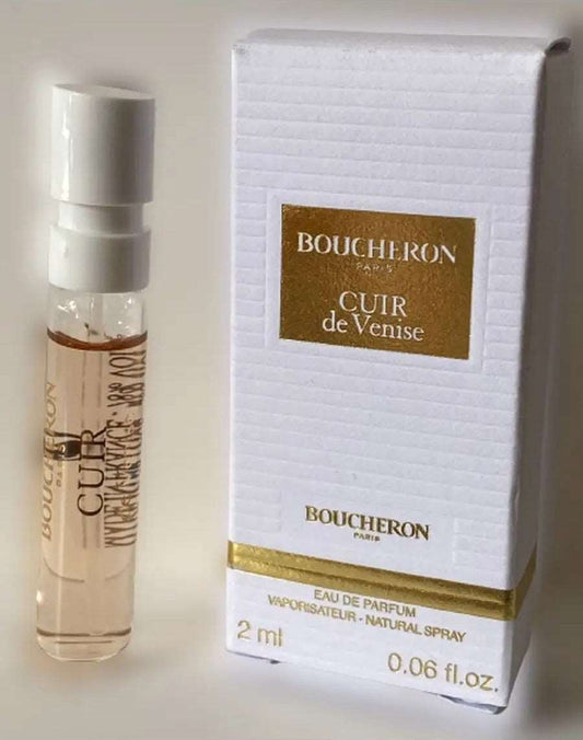 Boucheron Cuir de Venise 2ml 0,06 fl. oz. offisielle parfymeprøver, Boucheron Cuir de Venise 2ml 0,06 fl. oz. offisielle duftprøver