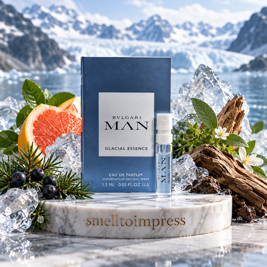 bilde av offisiell parfymeprøve Bvlgari Man Glacial Essence 1,5 ml