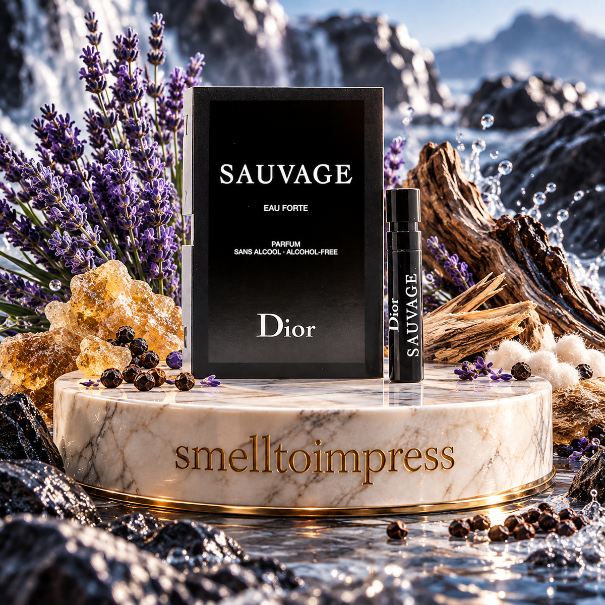 bilde av Christian Dior Sauvage Eau Forte EDP 1 ml offisiell parfymeprøve fra Smelltoimpress
