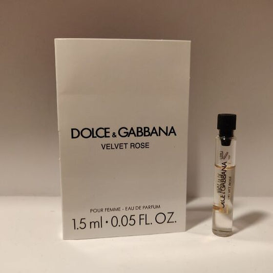 Dolce & Gabbana VELVET Rose 1,5 ml offisiell parfymeprøve