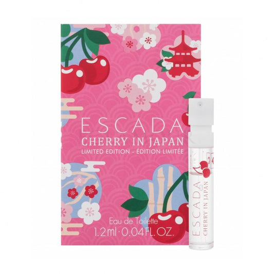 Escada Cherry i Japan begrenset opplag 1,2 ml 0,04 fl. oz. offisielle parfymeprøver