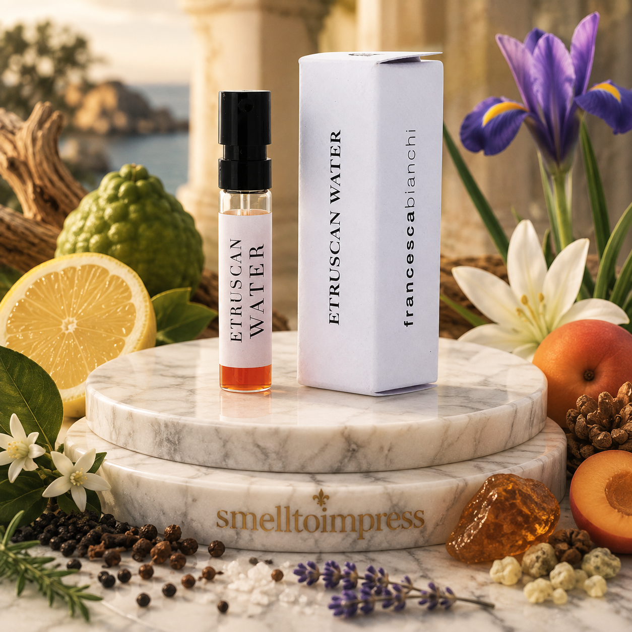 bilde av Francesca Bianchi Etruscan Water offisiell parfymeprøve 1,5 ml 0,07 fl. oz