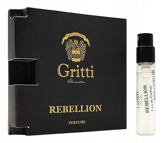 Gritti Rebellion offisiell parfymeprøve 2 ml 0,06 fl. oz.