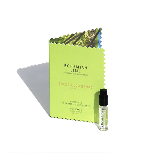 Goldfield and Banks Australia Bohemian Lime 2ml 0,06 fl. oz. offisiell parfymeprøve