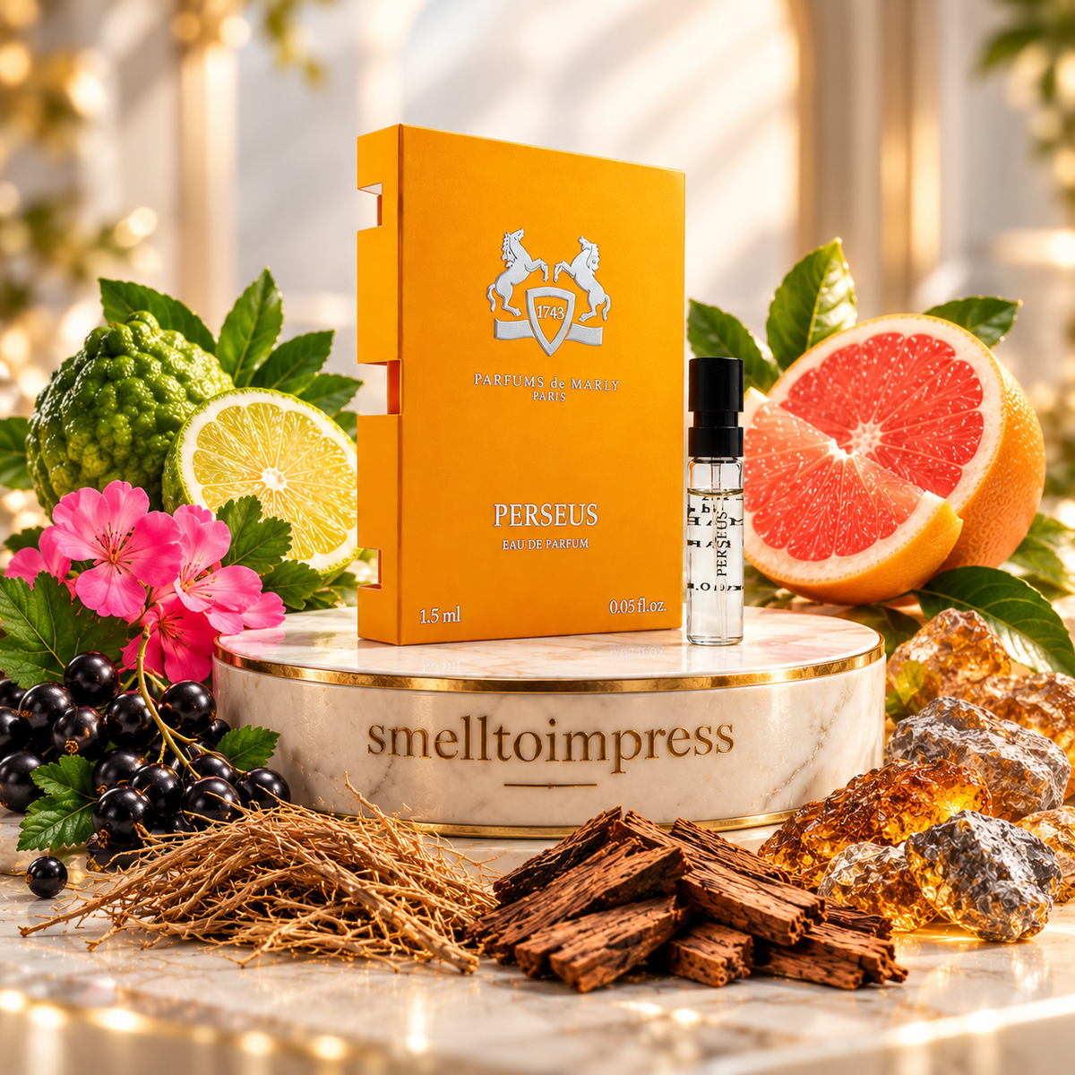 bilde av Parfums de Marly Perseus 1,5 ml offisiell parfymeprøve fra Smelltoimpress