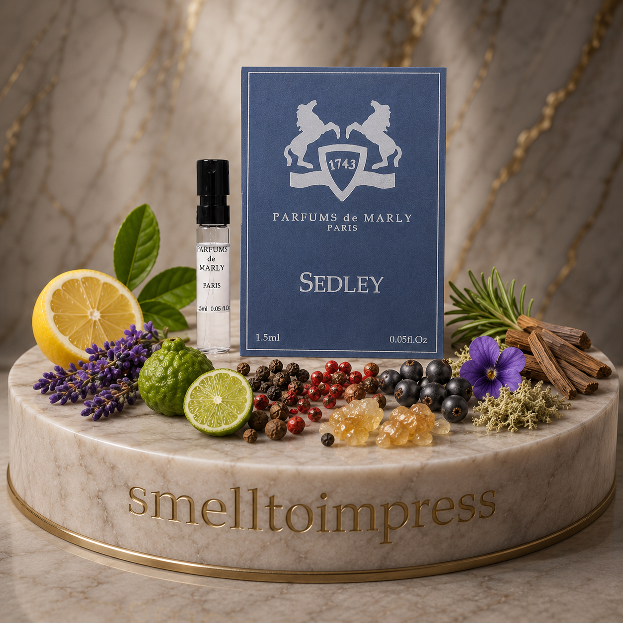 Parfums de Marly Sedley 1,5 ml 0,05 fl. oz. offisiell parfymeprøve