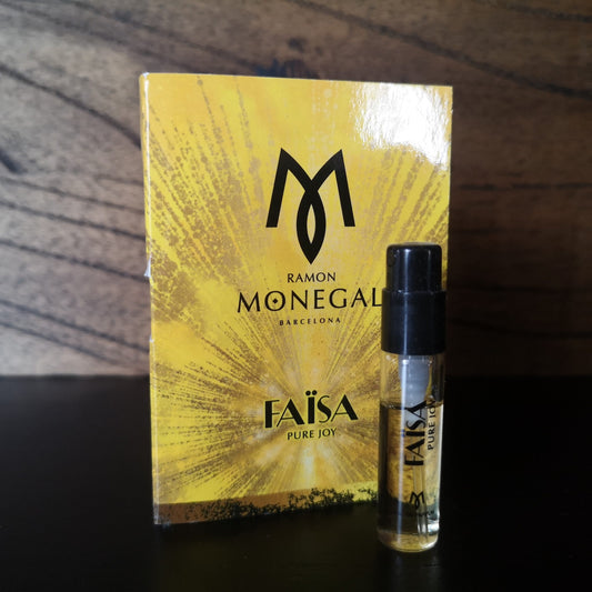 Ramon Monegal Faisa Pure Joy offisiell parfymeprøve 2ml 0,06 fl.o.z. parfymetester
