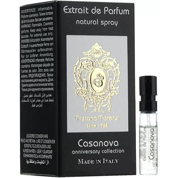 TIZIANA TERENZI Casanova Extrait de parfum 0,05 OZ 1,5 ML offisiell parfymeprøve