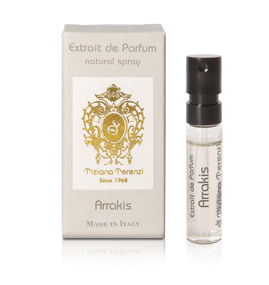 TIZIANA TERENZI Arrakis Extrait de parfum 0,05 OZ 1,5 ML offisiell parfymeprøve, TIZIANA TERENZI Arrakis Extrait de parfum 0,05 OZ 1,5 ML campione ufficiale di profumo