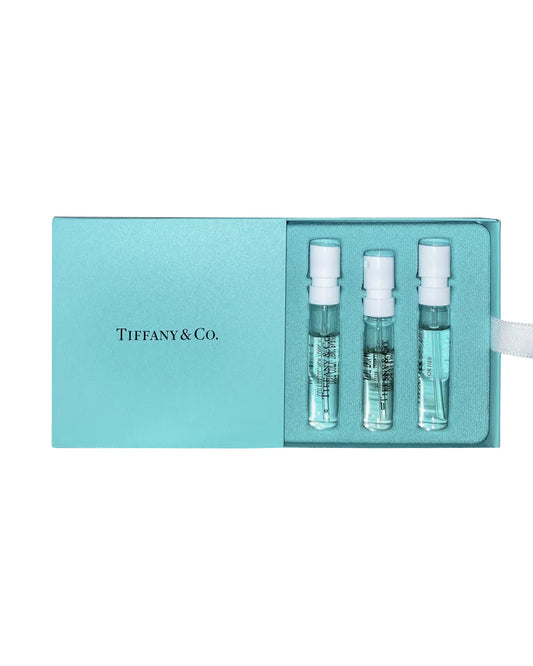 Tiffany & Co. Prøvespraysett: EDP for Her 1,2 ml + Rose Gold EDP 1,5 ml + Rose Gold Intense 1,5 ml
