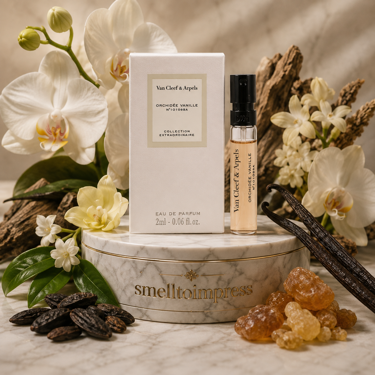bilde av Van Cleef & Arpels Orchidée Vanille offisiell parfymeprøve 2 ml 0,06 fl. oz duftprøve