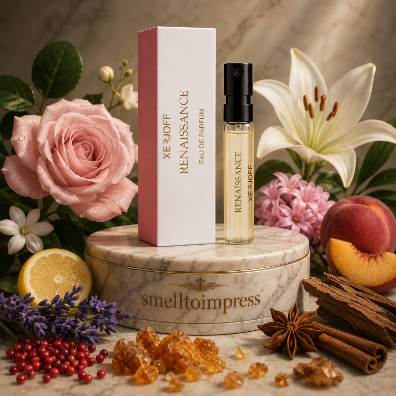 bilde av XERJOFF RENAISSANCE 2 ml 0,06 fl. oz. offisiell parfymeprøve duftprøve