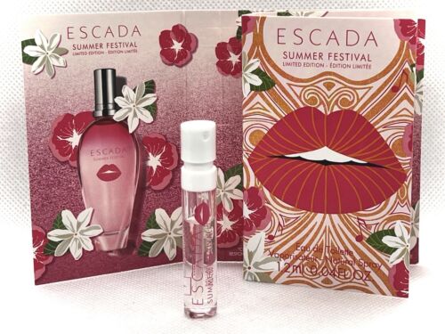 Escada Summer Festival begrenset opplag 1,2 ml 0,04 fl. oz. offisielle parfymeprøver